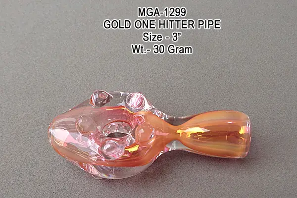 Gold One Hitter Pipe
